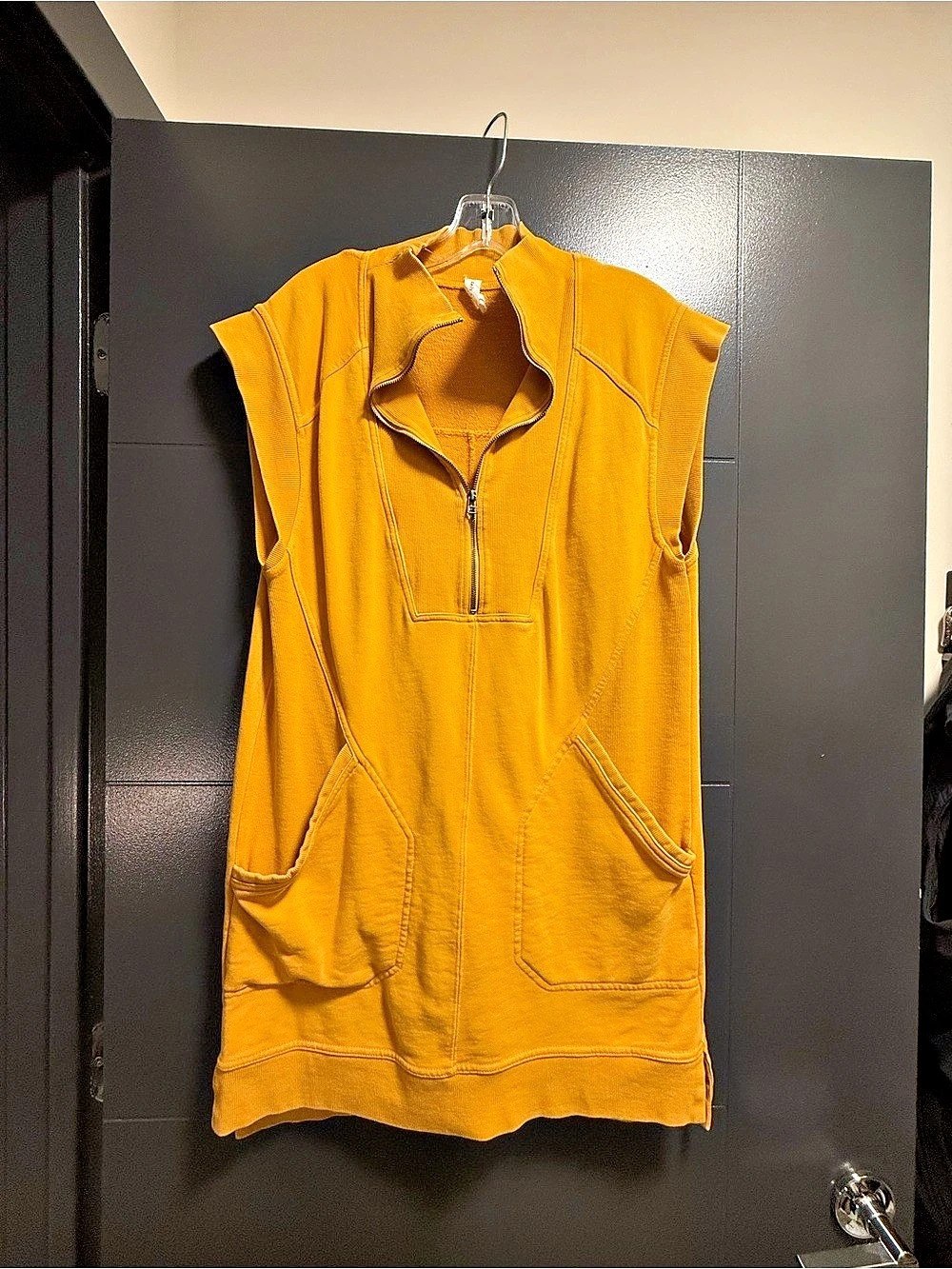 Free People Sleeveless Mini Dress in Yellow25 Size Medium